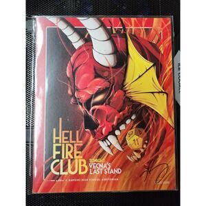 Bam! Geek Box 8x10 Signed Art Print #/2500 Stranger Things Hellfire Club